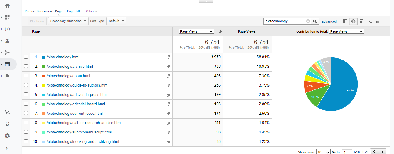 Visitor Analysis Report