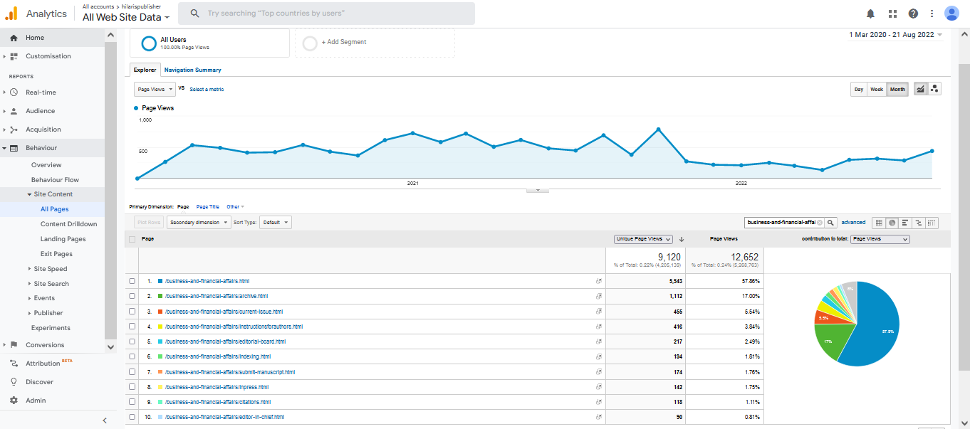 Visitor Analysis Report