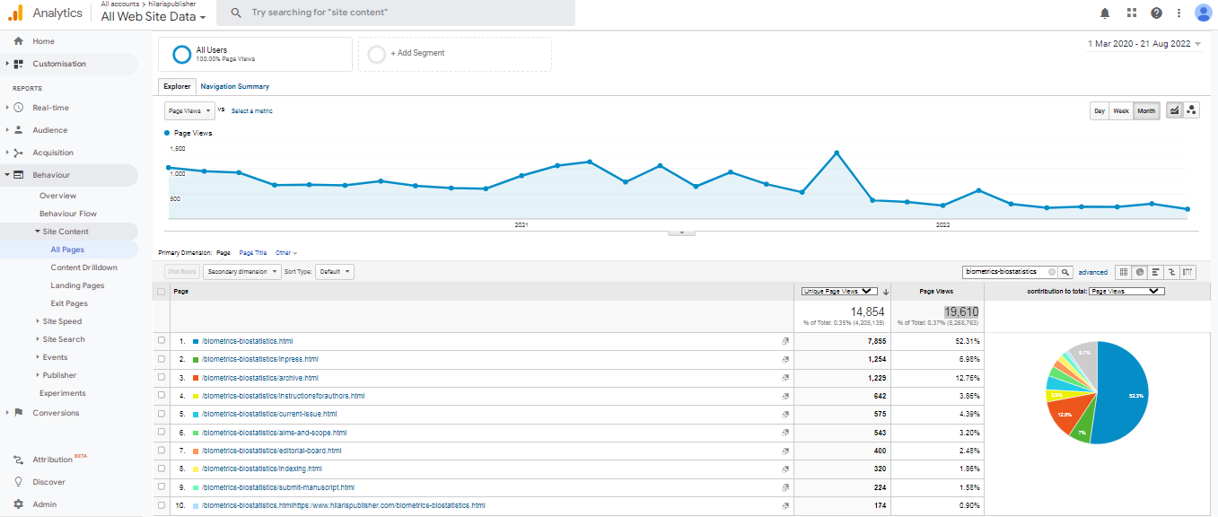 Visitor Analysis Report