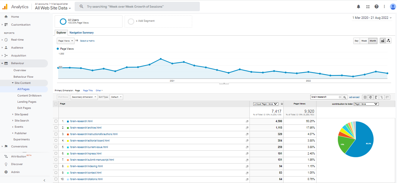 Visitor Analysis Report